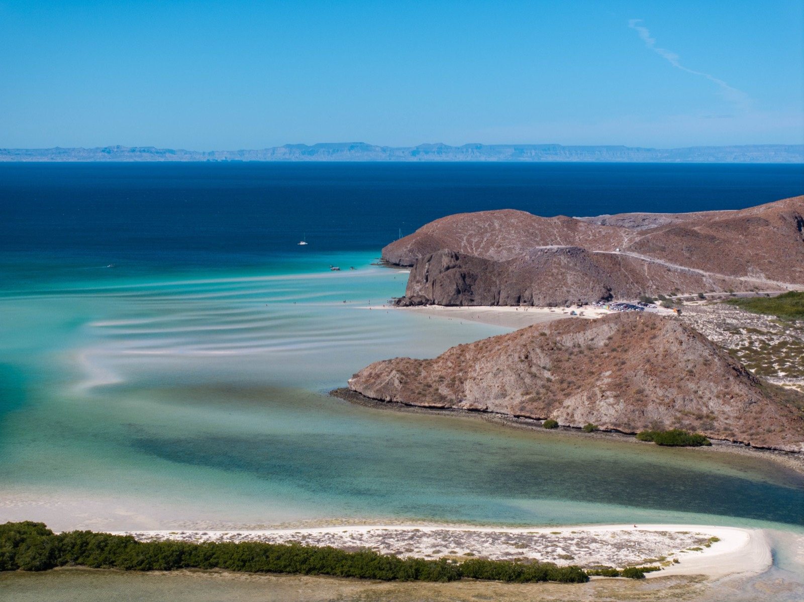 Vista panorámica de La Paz desde el aire